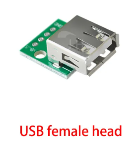 USB Type A - Straight Plug Adapter Board- Female